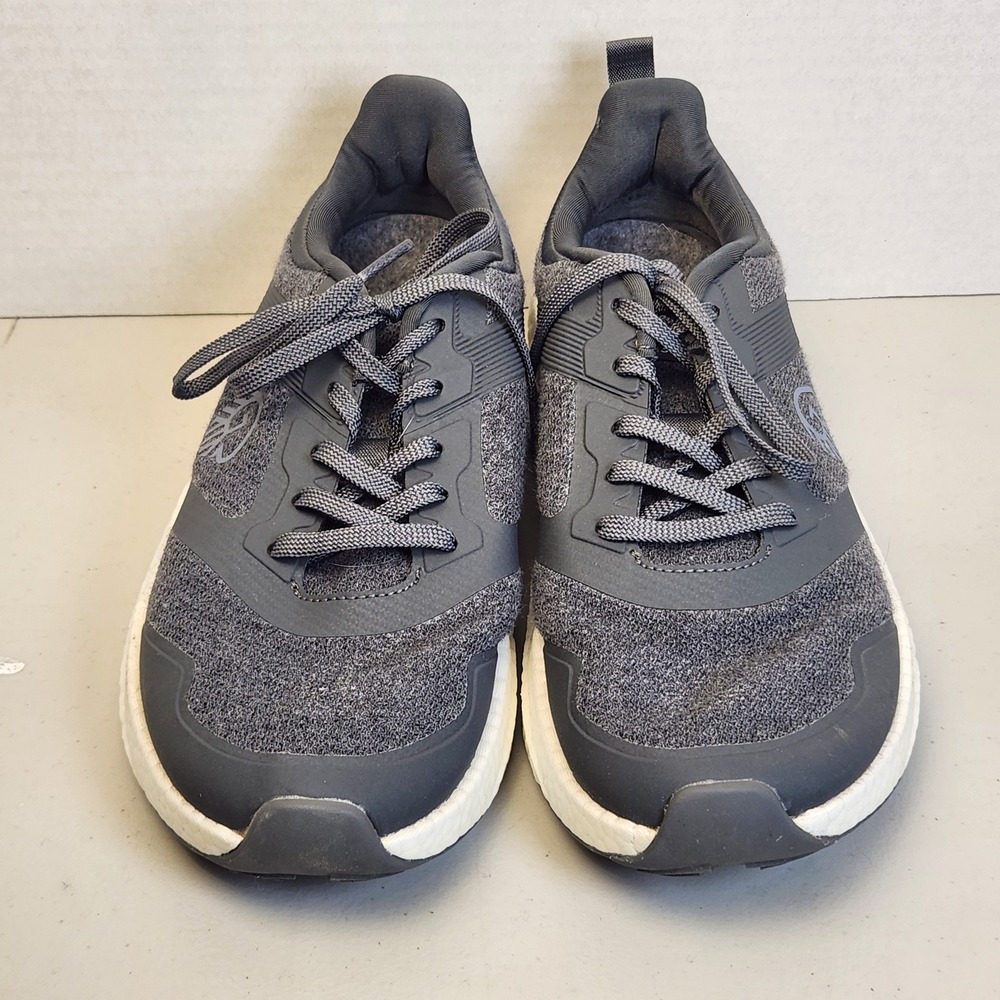 Giesswein‎ Wool Peak Running Shoe Women's 40 (US-9) Gray Knit Athletic Sneaker